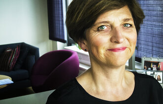 bildet viser NSF-leder Eli Gunhild By