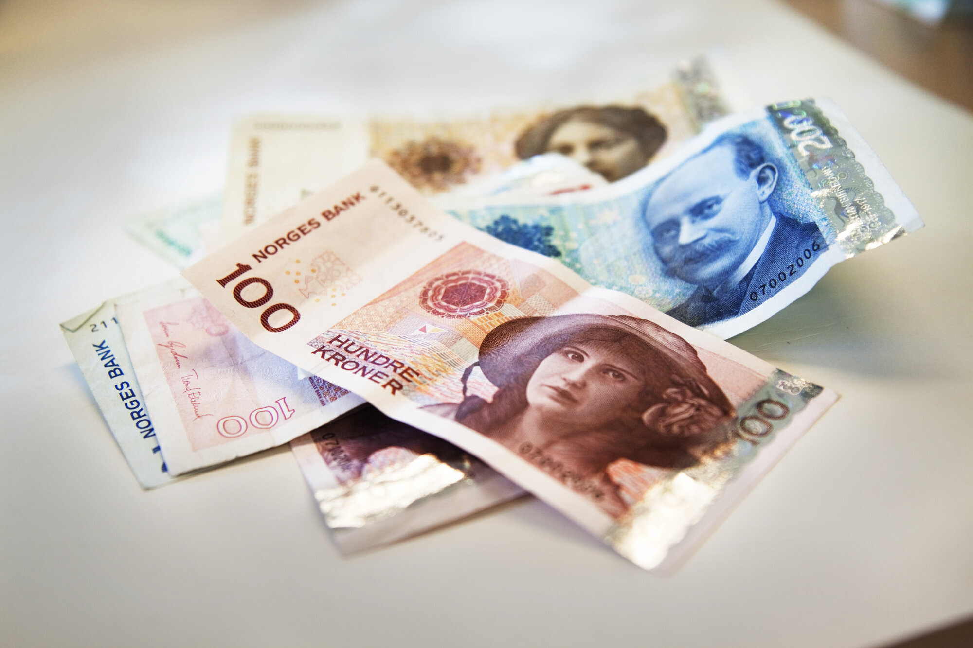 penger bildet viser penger