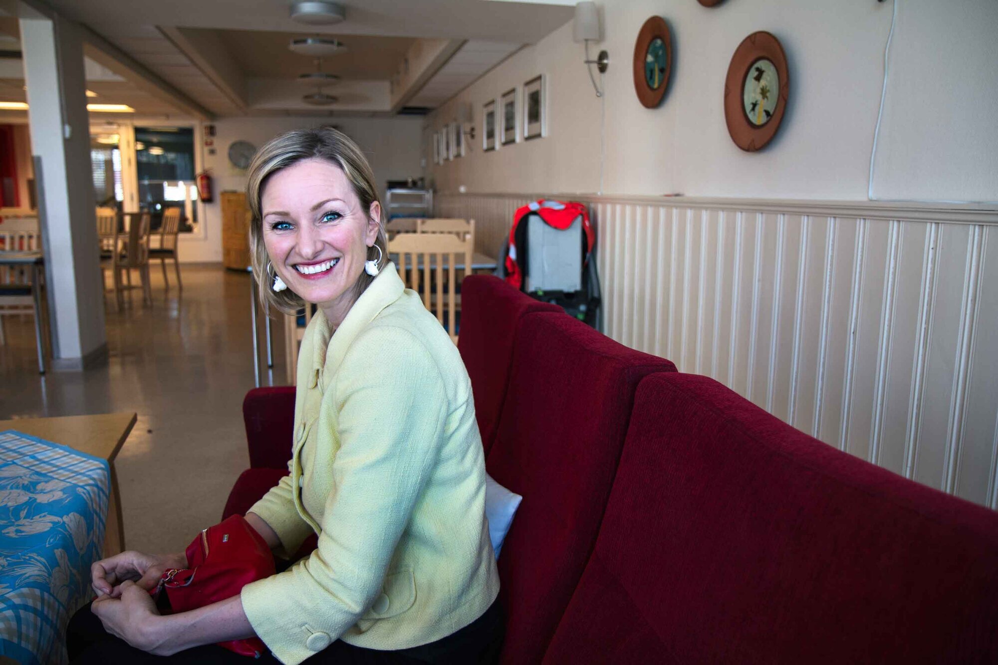 Byråd Inga Marte Thorkildsen (SV) Byråd Inga Marte Thorkildsen (SV) på Lilleborg helsehus