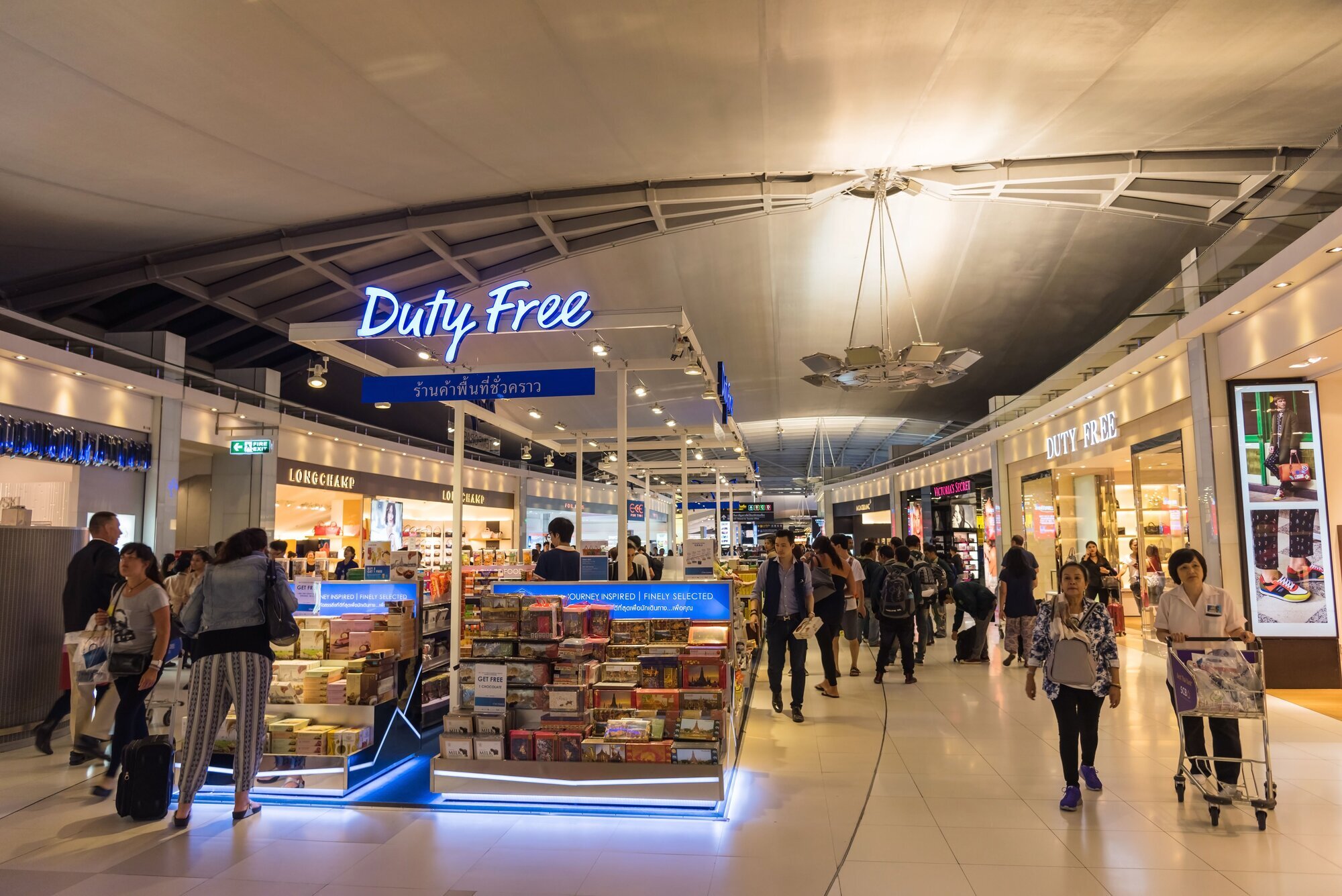 Tax free Bilde fra en tax free butikk på en flyplass