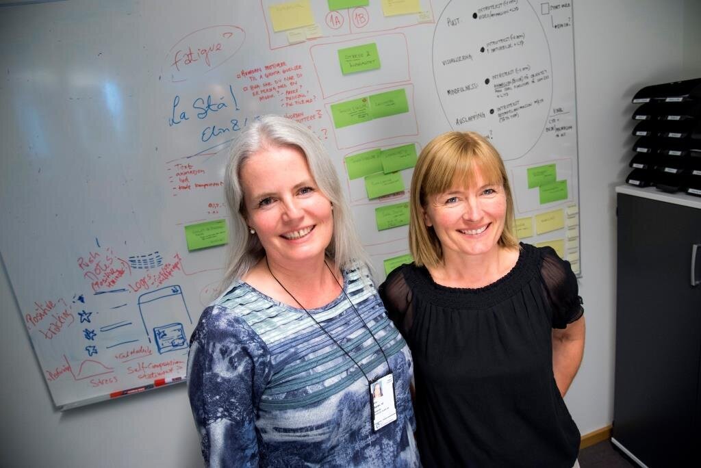 Ting tar tid. Bildet viser forskerne Elin Børøsun (t.v.) og Cecilie Varsi.