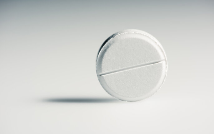 Bildet viser en pille.