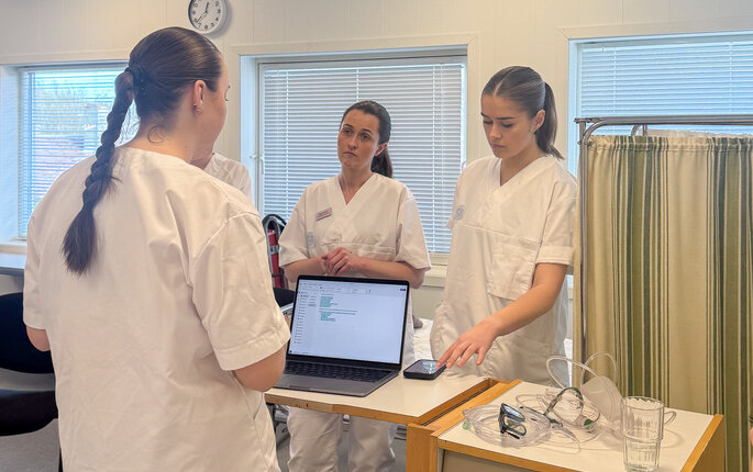 Rachel Dversnes og medstudenter i Dalane