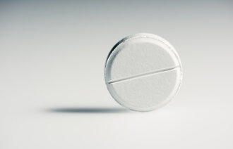 Bildet viser en pille.