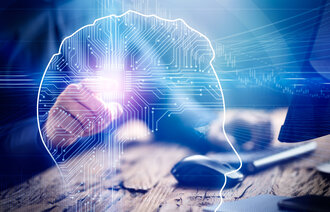 Bildet viser en illustrasjon av KI-bruk Bildet viser en illustrasjon av KI-bruk