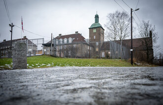 Bildet viser eksteriøret av Bredtveit kvinnefengsel.