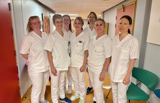 Janne Dahlby Rostad og de andre på avdelingen