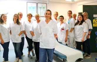 Ingebjørg Fjellgård og kolleger bildet viser Ingebjørg Fjellgård og kolleger