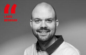 Bildet viser et portrett av Lars Berrum