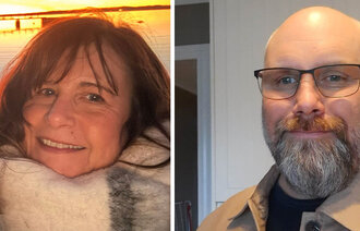 Bildet viser Monica Skjaanes Bjerkseth og Ole Bernt Vilmar-Wang