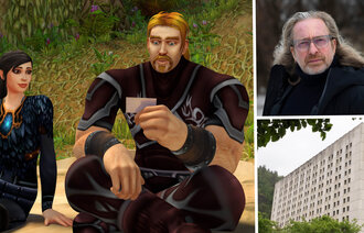 Bildet viser illustrasjon fra Ibelin, Regisør Morten Tyldum og gamle Drammen sykehus Bildet viser illustrasjon fra Ibelin, Regisør Morten Tyldum og gamle Drammen sykehus