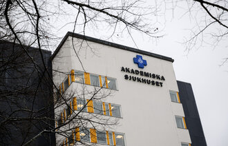 Bildet viser Akademiska sjukhuset i Uppsala.