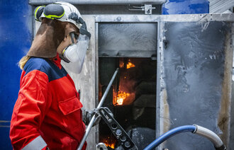 Bilde av industriarbeider