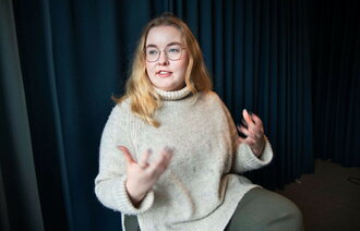 Henriette Karlsen Brenna bildet viser studentleder Henriette Karlsen Brenna