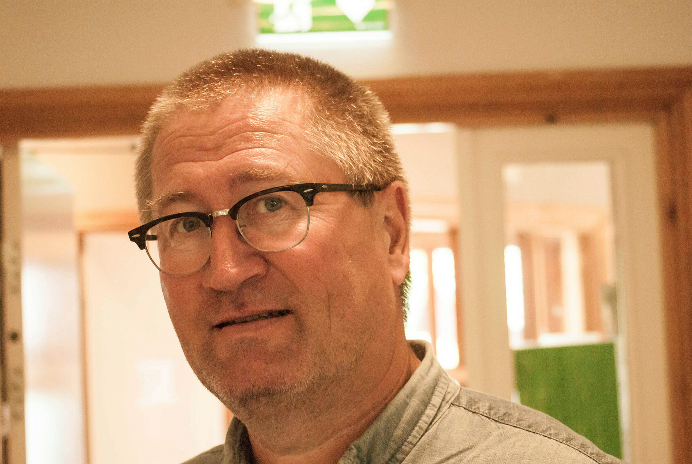 Bekkevold på Borgestad Reportasjebilde fra Geir Jørgen Bekkevolds hospitering på Borgestadklinikken